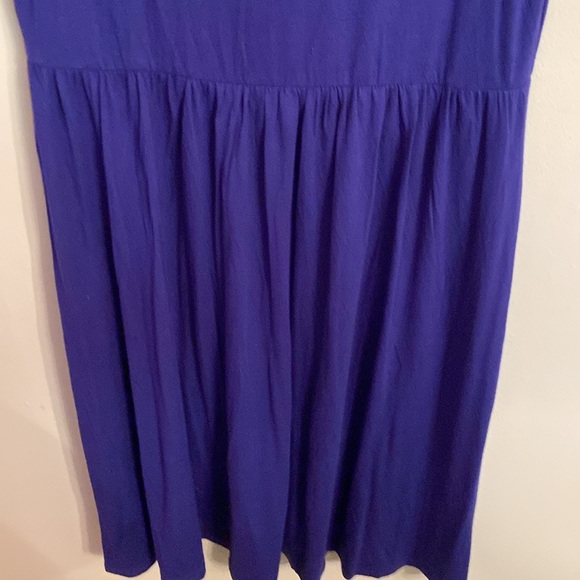 Beigai Blue Sleeveless Tank Dress w pockets, Size: Large, NWT - Picture 10 of 10